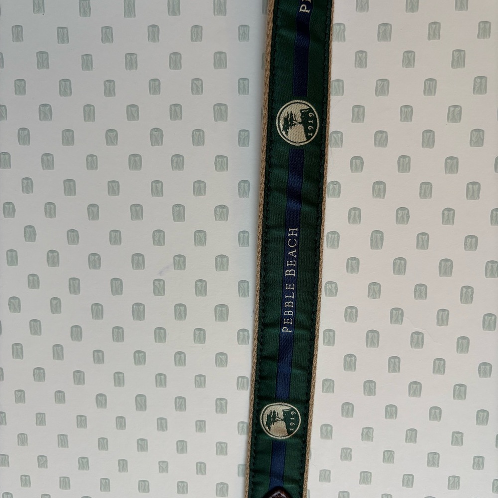 FIRM PRICE Pebble Beach 1919 Golf Belt - Picture 11 of 13